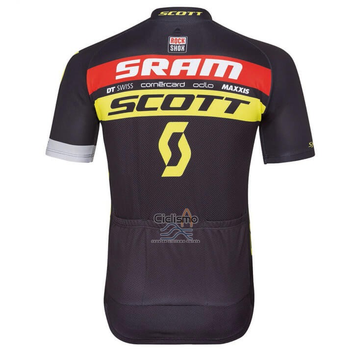 Scott Sram Ropa Ciclismo Culotte Corto 2018 Mangas Cortas Negro